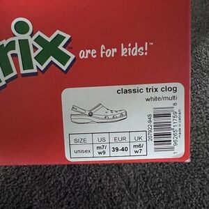 CROCS Classic Trix Clog - White/Multi
